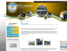 Tablet Screenshot of ets-stecatherine.com